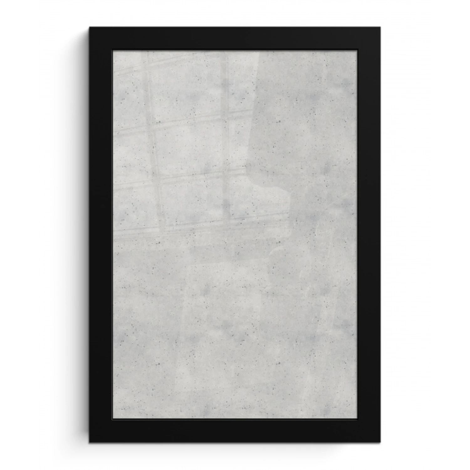 Grijs - Beton - Neutraal fotolijst zwart zonder passe partout klein 224 -3d