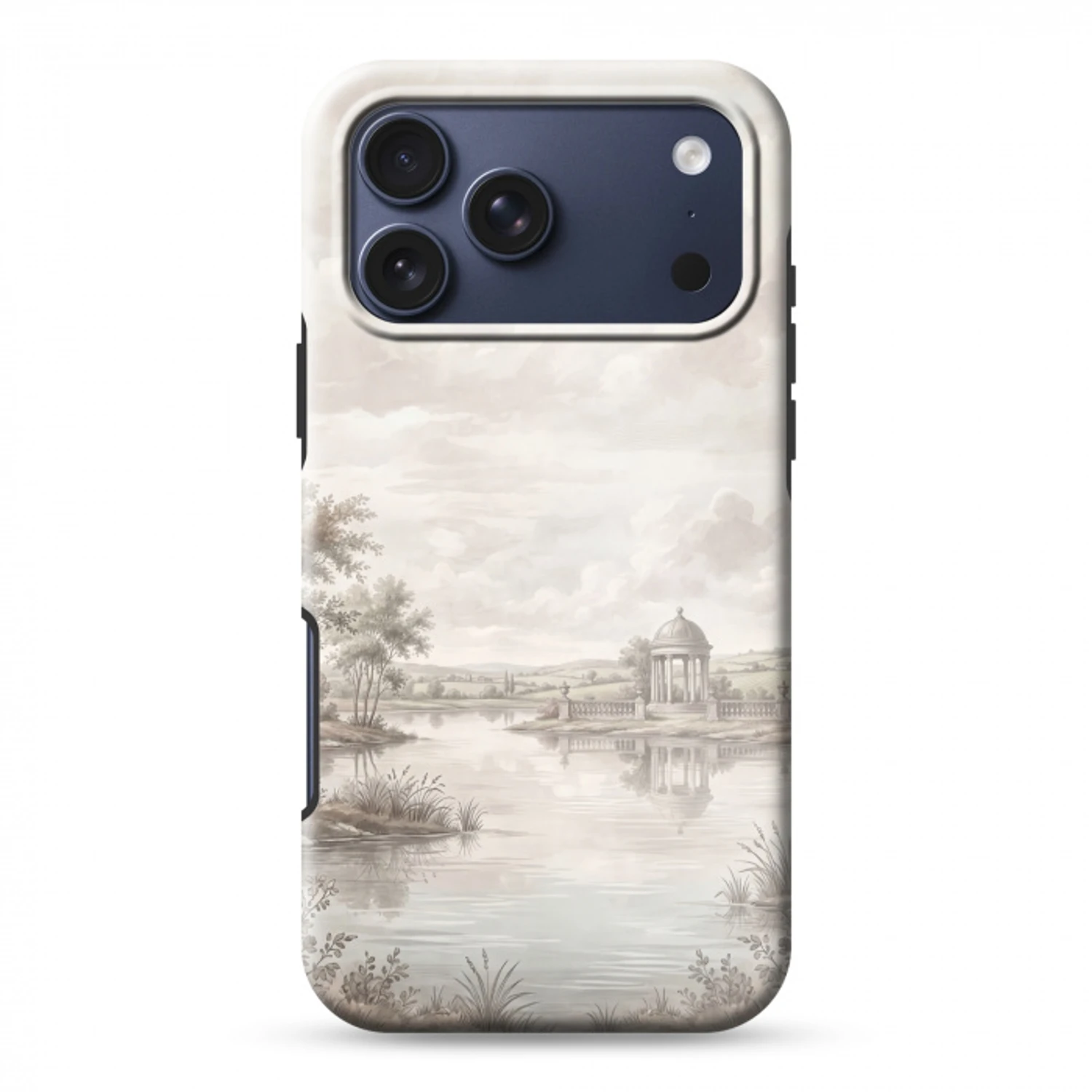 Landschap - Water - Natuur - Sepia Toughcase MagSafe Apple iPhone 17 Pro Max klein -3d