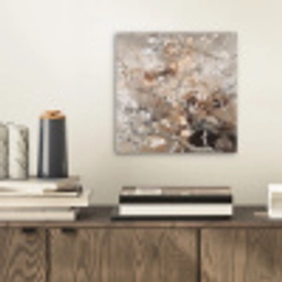 Amandelbloesem - Kunst - Van Gogh - Beige - Abstract aluminium wit klein -sfeer1