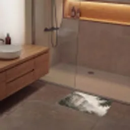 Zee - Villa - Beige Badmat klein -sfeer2