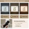 Draak - Baby dier - Kinderen Light Box met batterij (Wandlamp kind) middel -USP_lichtkleurNL