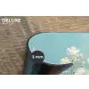 Stengels - Bloemen - Lucht - Wit Placemat vinyl groot -closeup