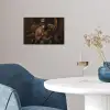 Chimpansee - Stoel - Pak - Bruin poster papier klein -sfeer3