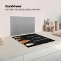 Ik gooi dingen in de pan en duim - Keuken - Quotes - Spreuken - Humor Inductie beschermer vinyl 3mm middel -wsfeer7_website