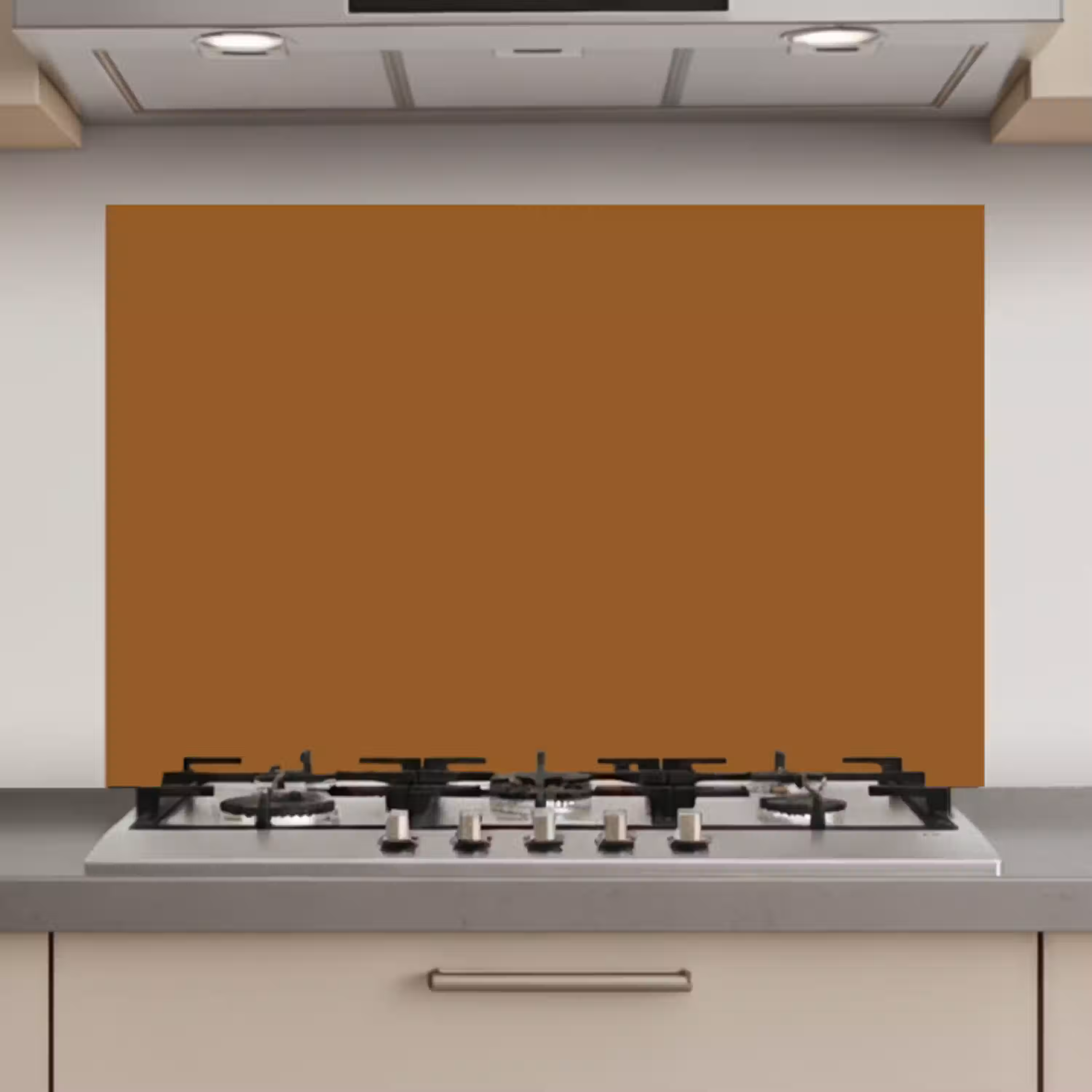 Bruin - Aardetint - Effen kleur keuken achterwand spatscherm klein 900 -3d_website