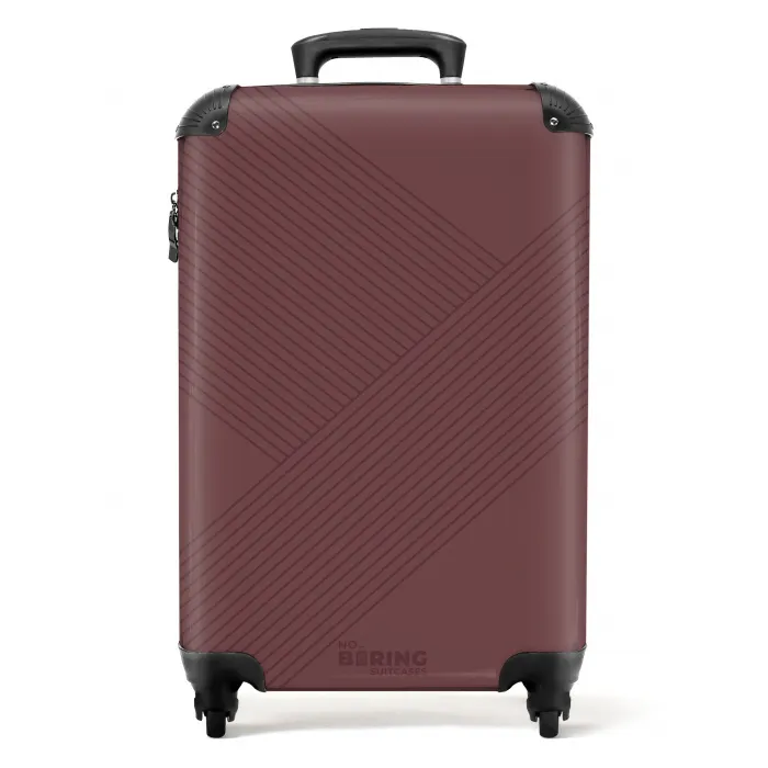 Minimal - Kruisende lijnen op NBS - Handbagage koffer - Unisex middel -productfoto_recht