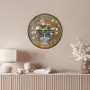 Bloem - Quote - Vintage - Art Fotolijst rond zonder passe partout klein -sfeer3