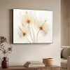 Zonlicht - Paardenbloemen - Natuur - Botanisch Textielframe zwart klein -sfeer3