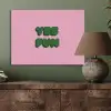 Yes fun - Groen - Roze PET vilt klein -sfeer2