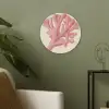 Koraal - Stipjes - Roze Akoestische PET Vilt - Rond klein -sfeer2