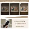 Bladeren - Bruin - Herfst - Natuur Light Box met batterij (Wandlamp) middel -USP_dimbaarNL