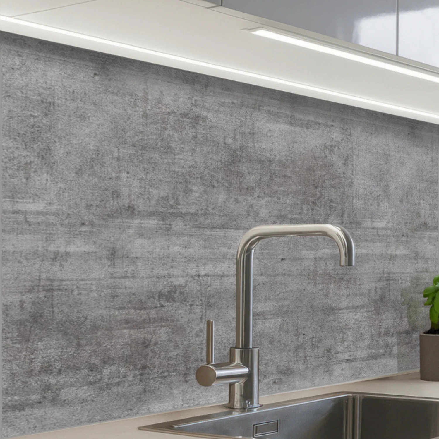 Beton - Patroon - Antiek keuken achterwand 2 middel 865 -zzzz3d_schuin