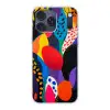 Bloemen - Bladeren - Abstract - Rood Telefoonhoesje iPhone 17 Pro Max klein -3d