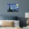 De sterrennacht - Vincent van Gogh poster papier klein -sfeer2