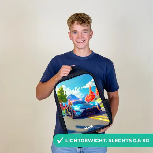 Sirene speedcar Rugzak - Zwart middel -sfeer7_NL