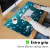Luchtbellen - Dynamisch - Blauw Muismat XXL klein -sfeer3