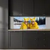 Vrouwen - Bananen - Geel keuken achterwand 2 middel -sfeer1