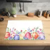 Bloementuin - Kleurrijk - Eieren Inductie beschermer vinyl 3mm klein -sfeer5