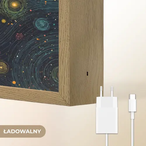 Sterren - Kleurrijk - Lichtgevende kernen Light Box met batterij (Wandlamp kind) middel -USP_websiteoplaadbaarNL