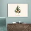 Kerstboom - Kerst - Merry Christmas - Beige canvas 2cm klein -sfeer4