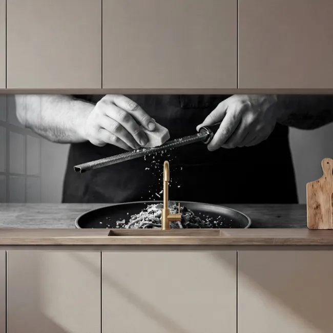 Kaas - Pasta - Rasp keuken achterwand 2 middel zz_3dshopping