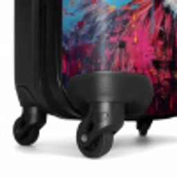 Chimpansee met bril in graffiti stijl NBS - Handbagage koffer - Unisex middel -wiel