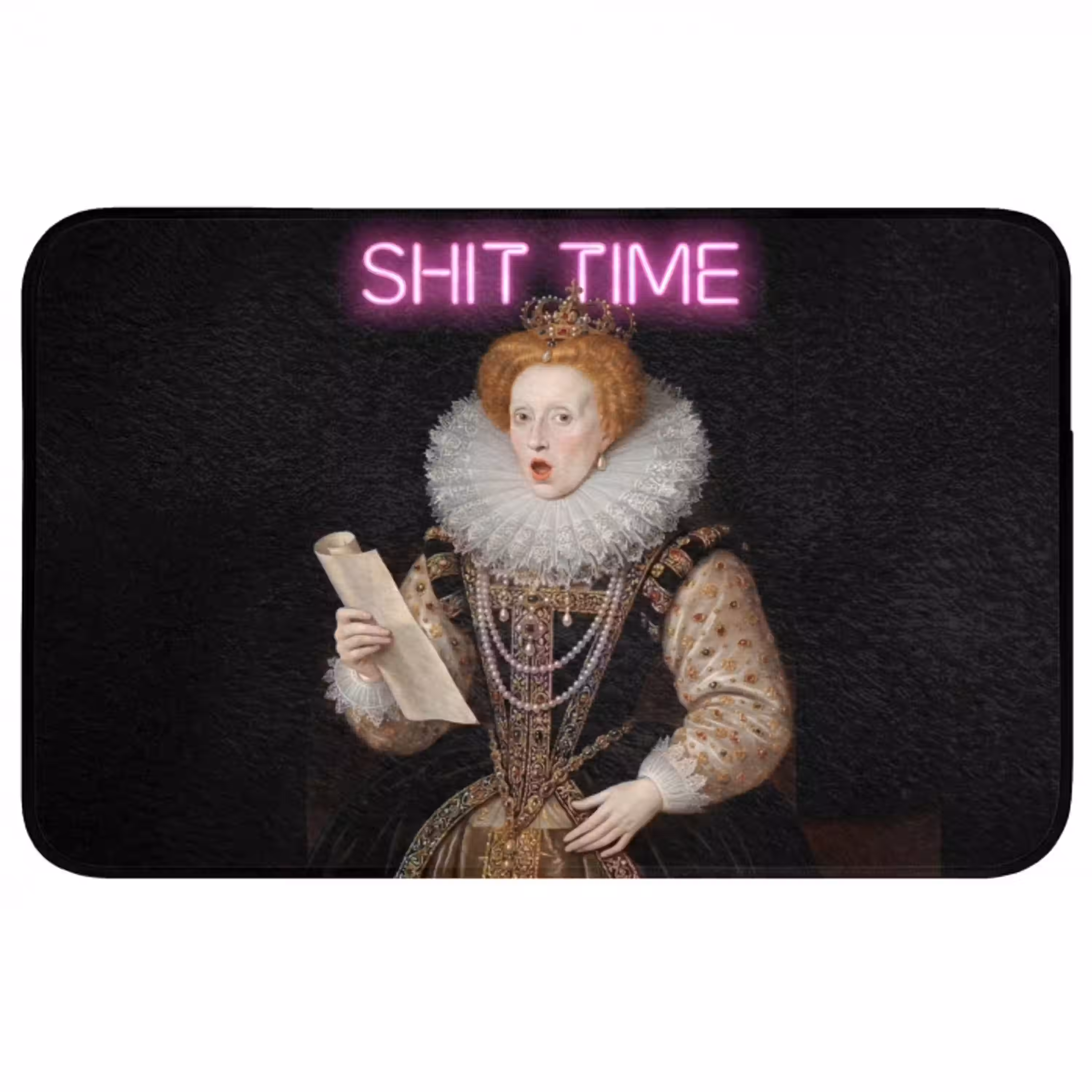Portret - Humor - Neon WCmat middel -3d