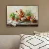 Potten - Kruiden - Hout canvas 2cm klein -sfeer3