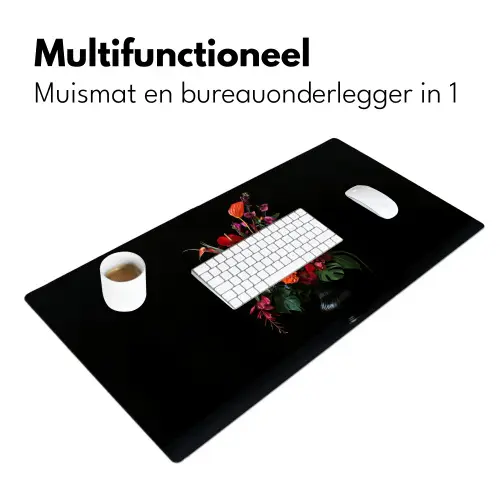 Bloemen - Boeket - Sierlijk Muismat XXL klein -sfeer4