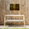 Bos - Natuur - Bomen - Landschap - Bladeren Tuinposter op houten frame 2 cm dik klein -sfeer4