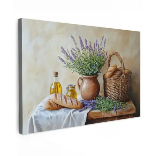 Lavendel - Brood - Stilleven canvas 2cm klein -z3d
