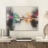 Abstract - Kleurexplosie - Landschap PET vilt klein -sfeer1