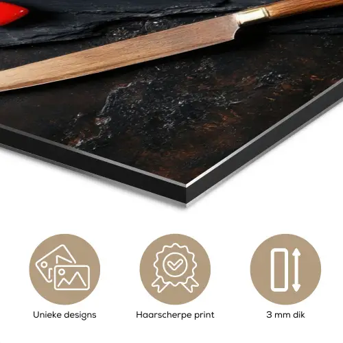 Steak - Hart - Bestek aluminium wit klein -closeup_NL