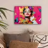Vrouw - Abstract - Kleurrijk canvas 2cm klein -sfeer1