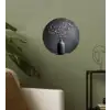 Takken - Vaas - Bolletjes - Wit Wandcirkel behangsticker klein -sfeer2