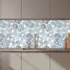 Bloemen - Abstract - Patroon keuken achterwand 2 middel 871 zz_3dshopping