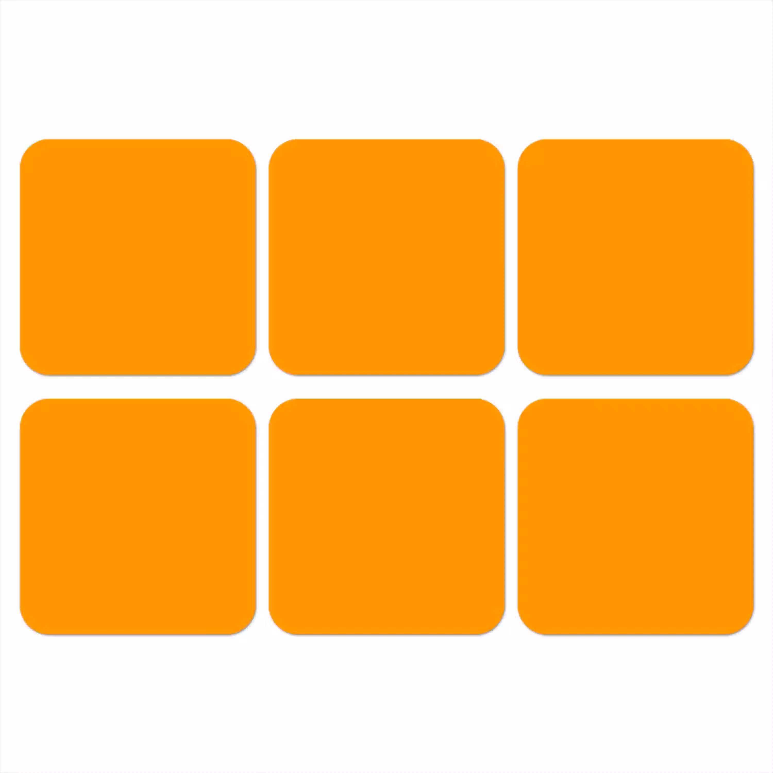Warm - Ochre - Oranje onderzetter kurk middel 366 -3d