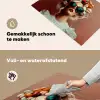 Vrouw - Macarons - Bril Inductie beschemer met haakjes klein -ky-schoon-nl