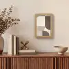 Geometrisch - Geweven structuur - Modern Light Box met kabel (Tafellamp) klein -sfeer2