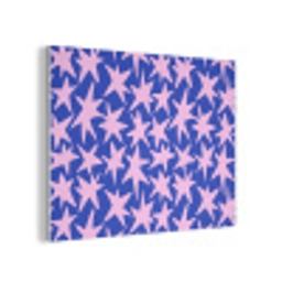Modern - Sterren - Blauw PET vilt klein 837 -3d