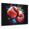 Graffiti - Sport - Boksen - Bokshandschoenen Textielframe zwart klein -3d