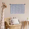 Oceaan - Vis - Blauw - Wit Wandkleed katoen klein 269 -wsfeer5_kind