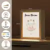 Kat - Minimalistisch - Tutu - Kroontje Light Box met kabel (Kinderlampje) klein -USP_NL