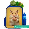 Hamster - Walnoot - Dier Kinderrugzak - Blauw middel -inhoud_NL