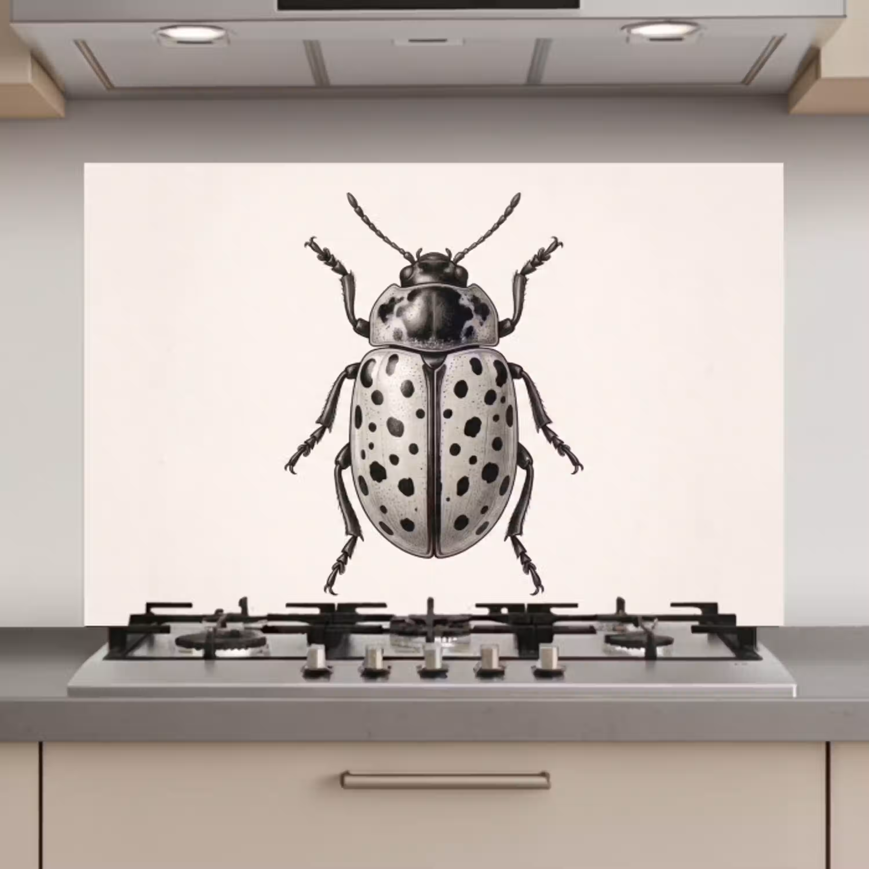 Kever - Insect - Vintage keuken achterwand spatscherm klein -3d_website