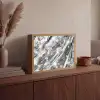 Abstract - Diamant - Luxe - Modern - Zilver Light Box met batterij (Wandlamp) middel -sfeer2