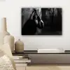 Bokshandschoenen - Muur - Duister - Zwart canvas 2cm klein -sfeer6
