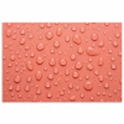 Water - Druppels - Roze poster papier klein -3d