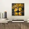 Boom - Verflook - Hert - Natuur - Goud aluminium wit klein -sfeer1