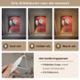 Ara - Portret - Rood Light Box met kabel (Kinderlampje) klein -USP_lichtkleurNL